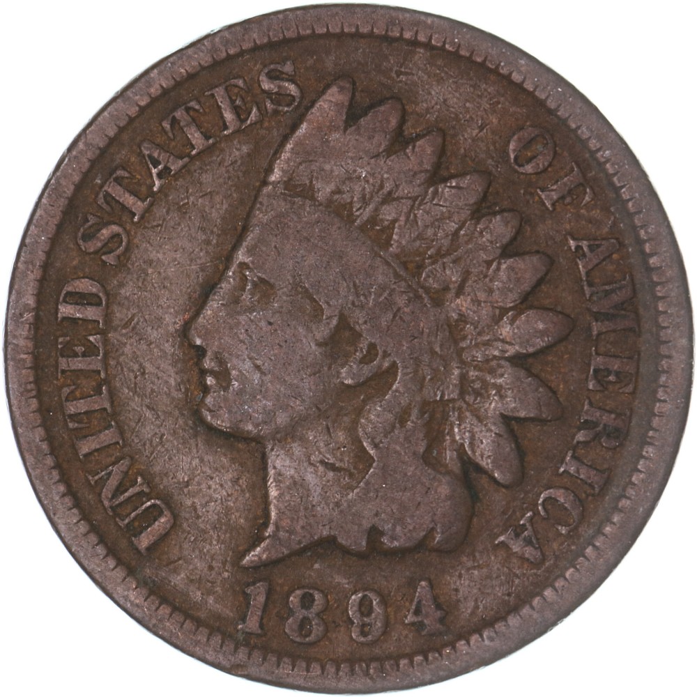 1894 (P) Indian Head Cent Good Penny GD