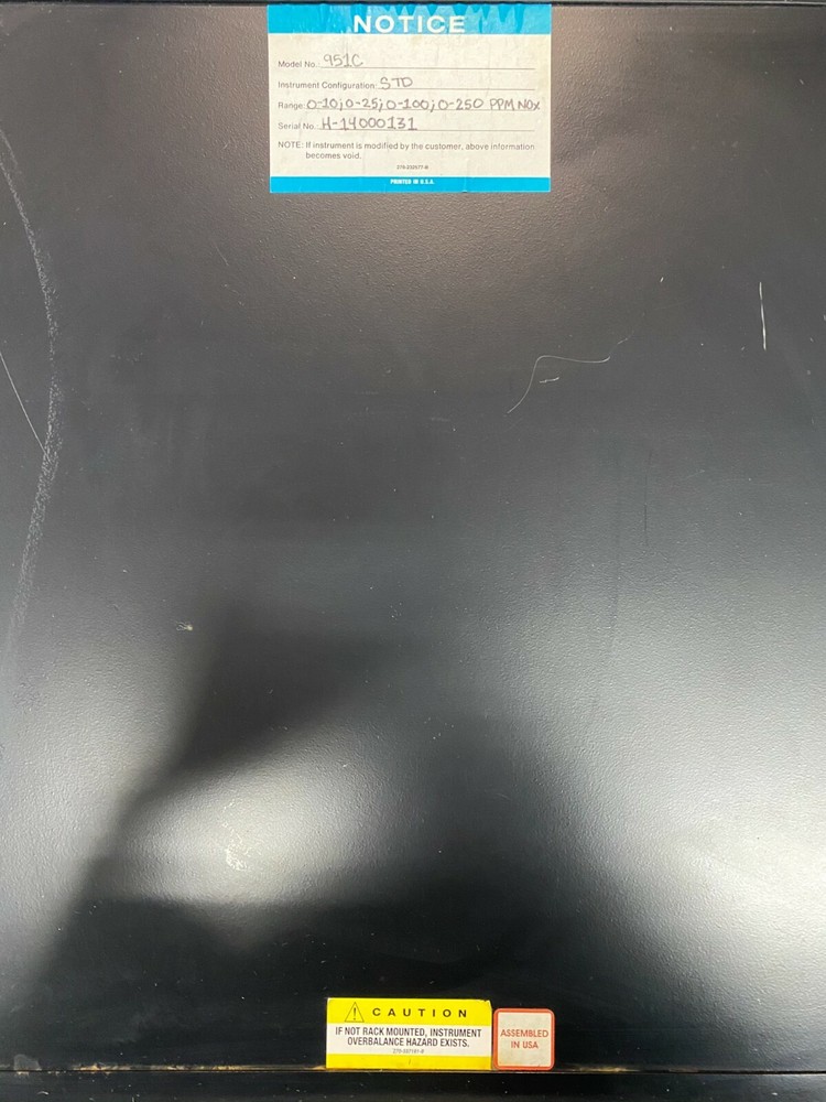 Rosemount Analytical 951C NOx Analyzer