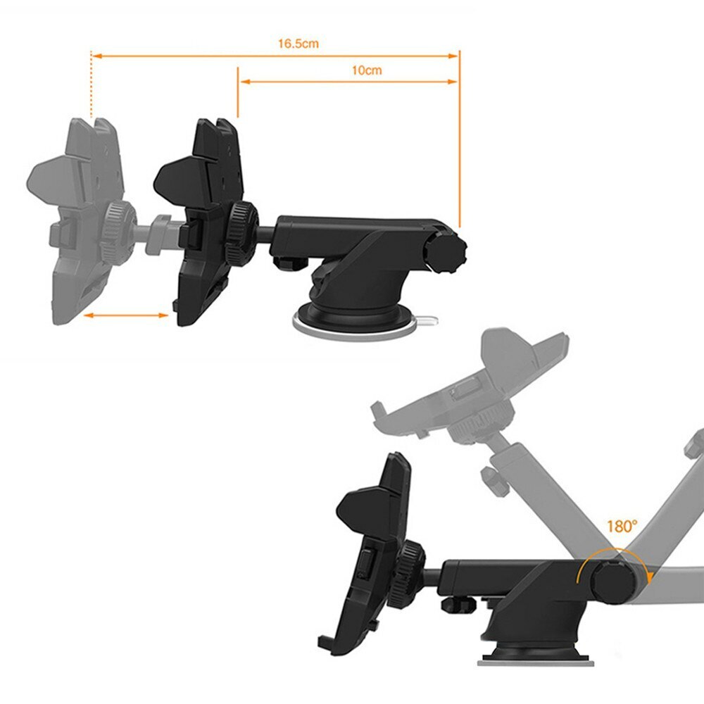 360° Universal Mount Holder Car Stand Windshield For Mobile Cell Phone GPS