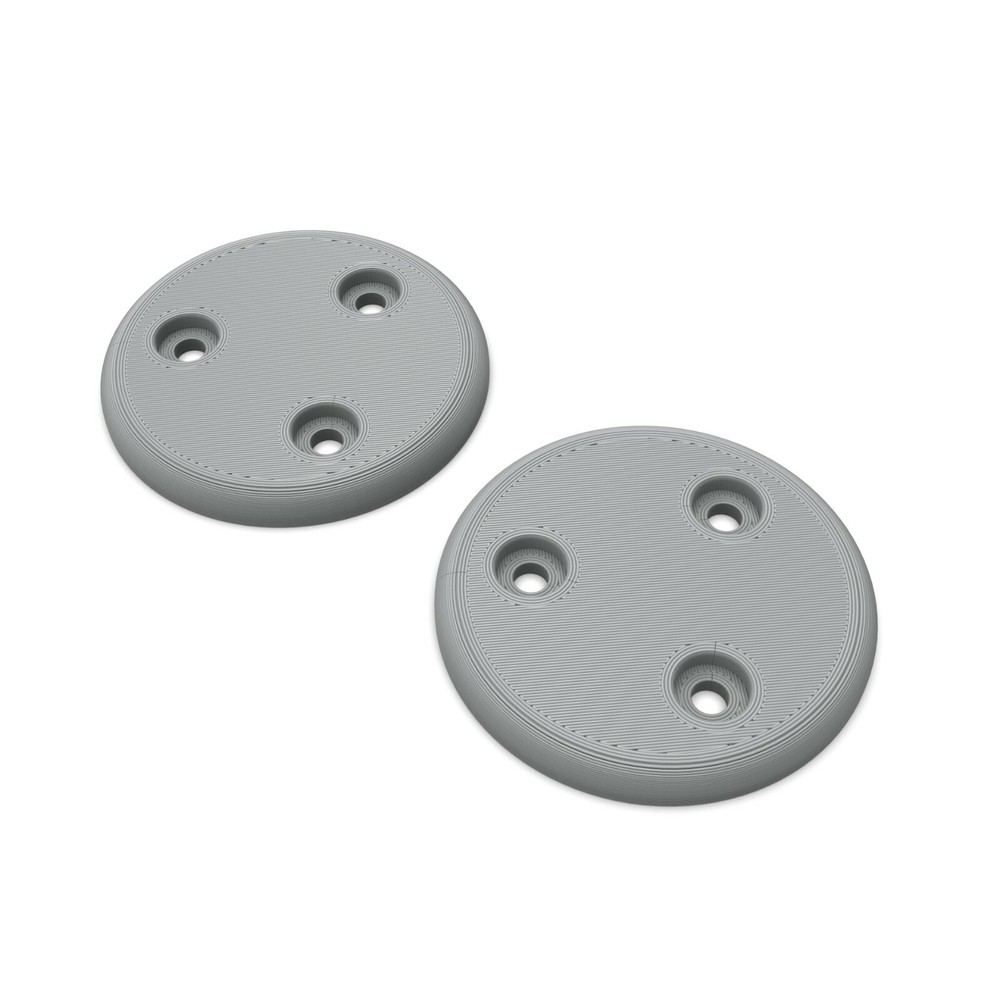 Chevrolet Cobalt 2005-2010 Sun Visor Delete Plates Blank Pair