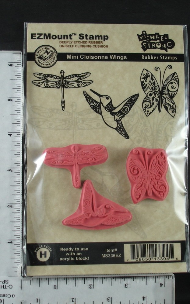 Michael Strong EZ Mount cling rubber stamp set, VARIOUS