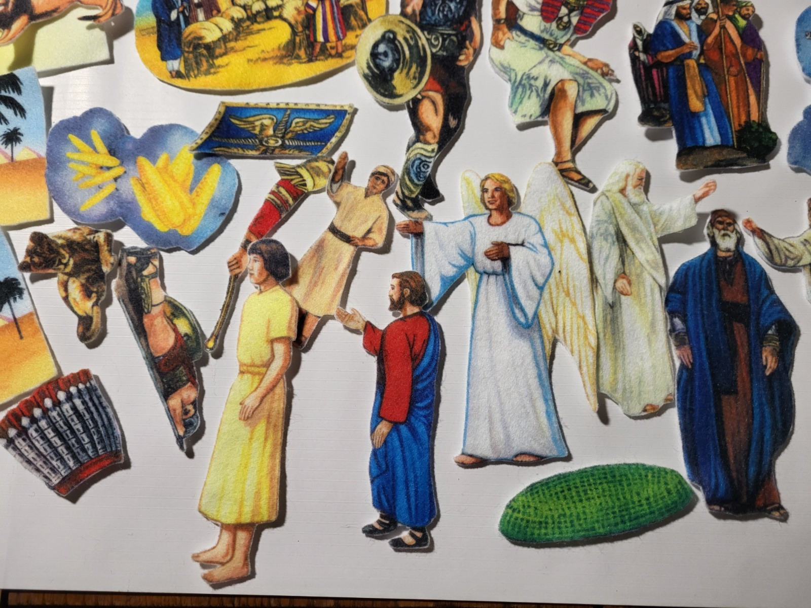 Betty Lukens 1987 Quiet Book Bible Felt Flannelgraph Lot Gently Used-incomplete