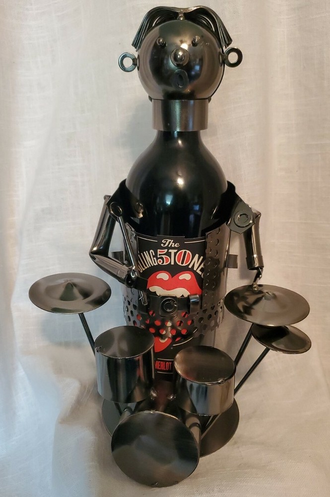 DRUMMER WINE BOTTLE HOLDER