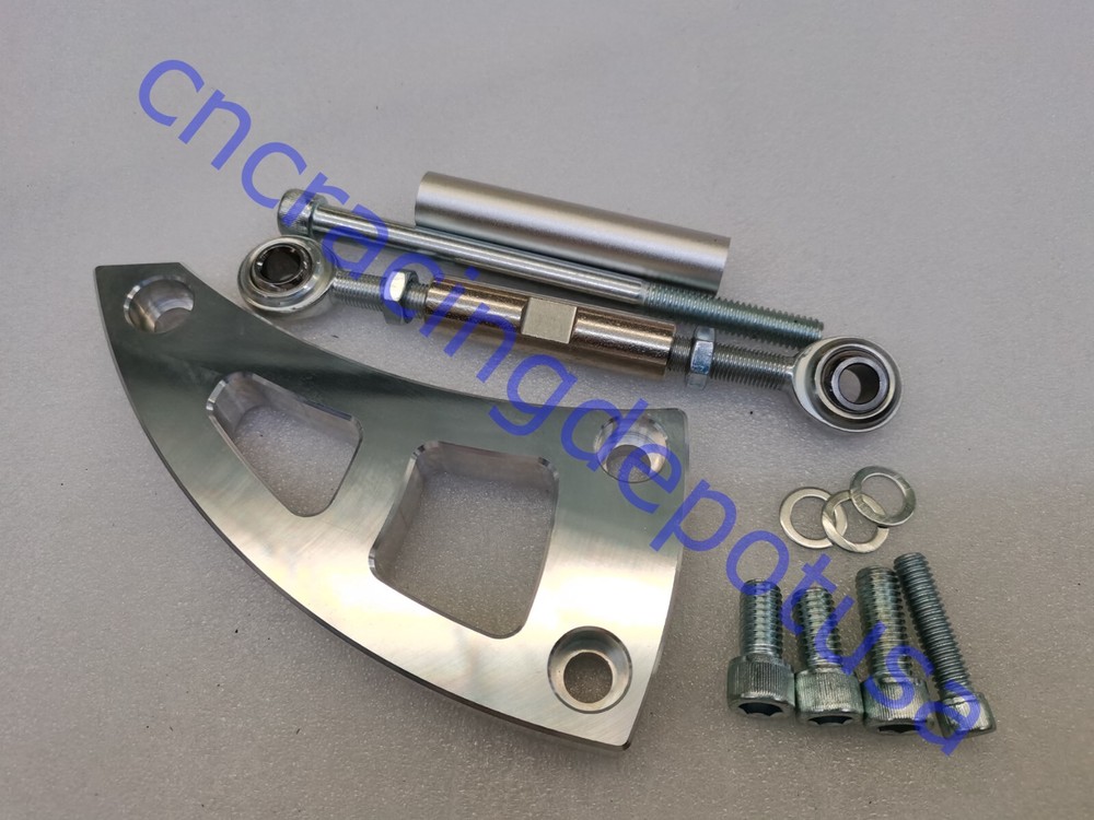 SBC V-Belt Pulley Kit Power Steering 283-400 Chevy Small Block LWP High Mount