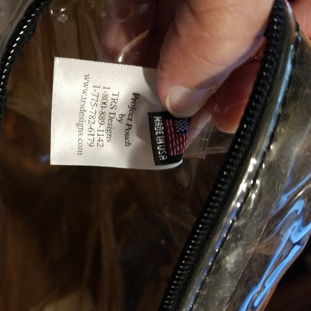 5 Plastic Project Pouches For Quilters