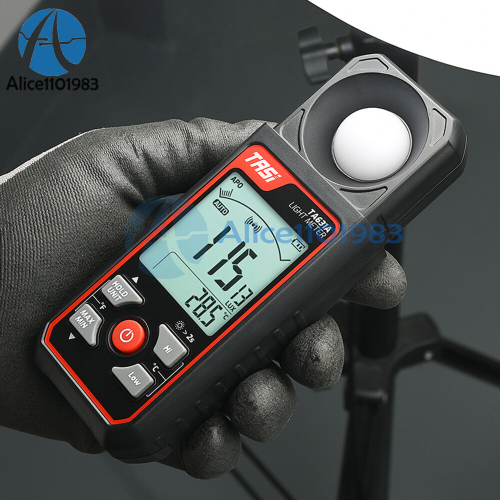 TA631A TA631B Light Meter Digital Illuminance Meter Ambient Temperature Detector