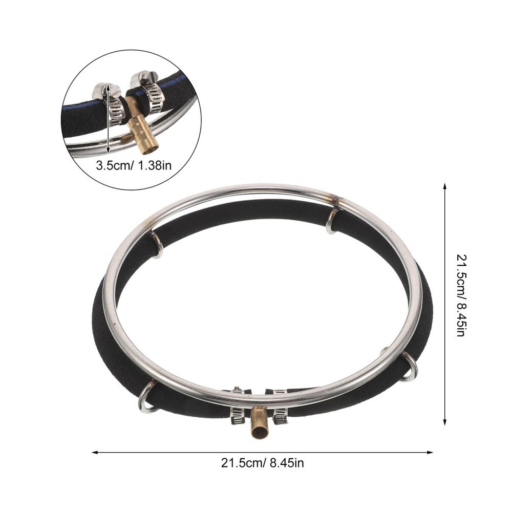 Aquarium Round Air Bubble Diffuser Ring Oxygen Bubbler for Fish Tank