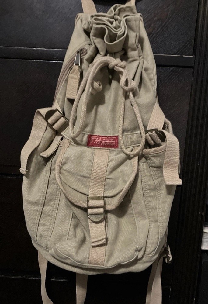 Army Back Pack Duffle Bag Compartments Straps