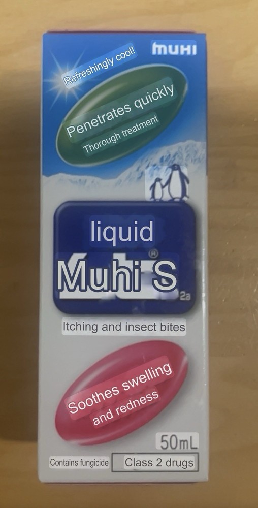 Muni Liquid Itching and insect sting 50ml