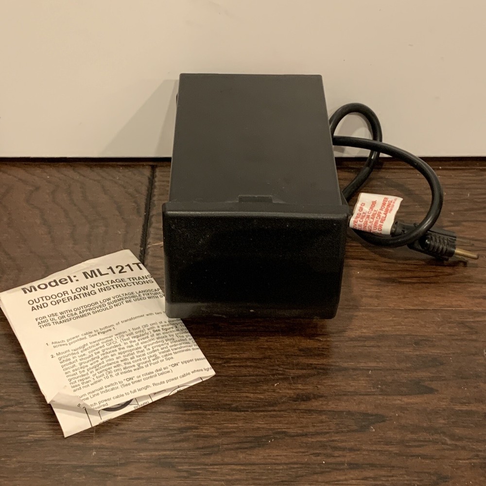 Intermatic ML121TW-SA Outdoor Low Voltage Transformer & Timer With Instructions