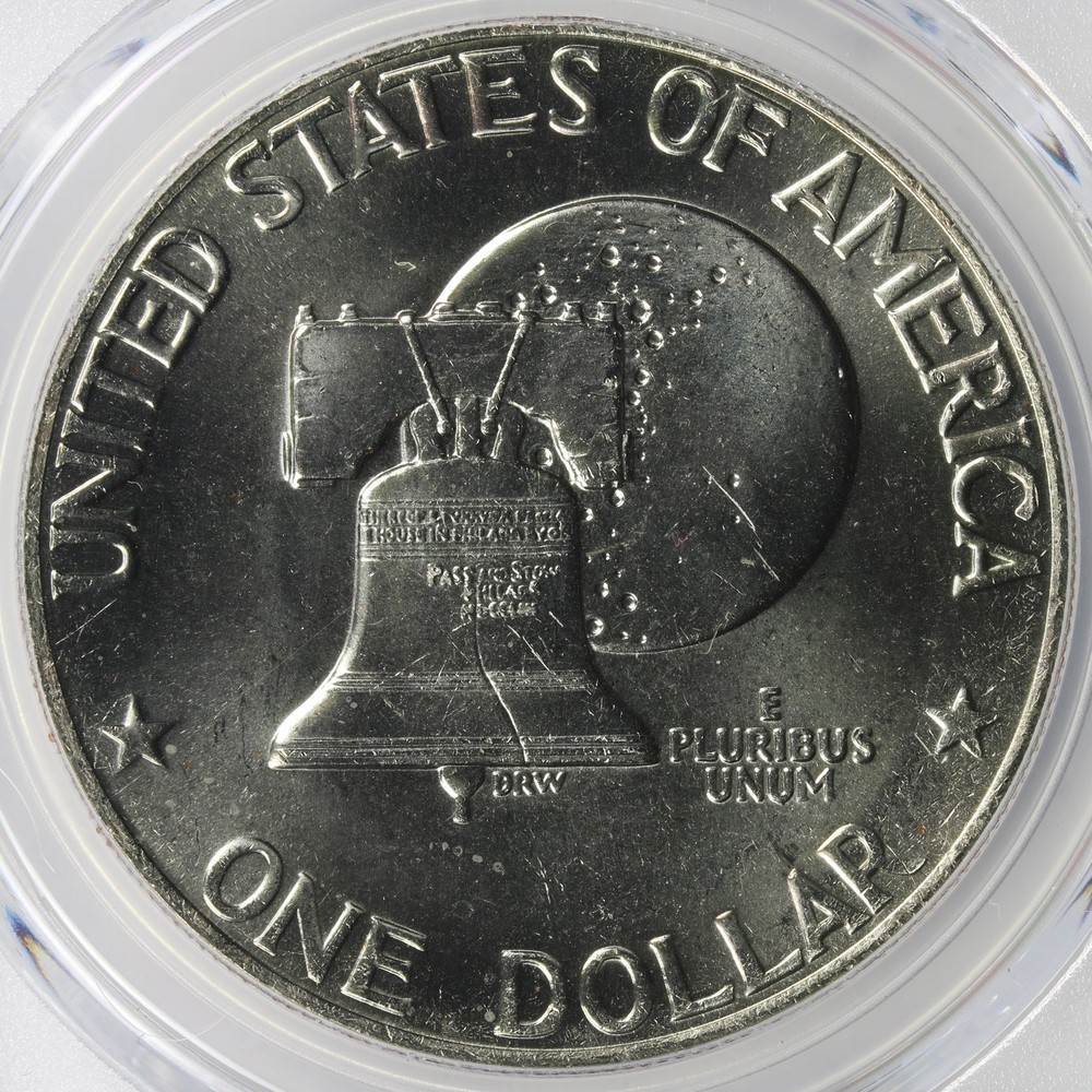 1976-D $1 Type 2 Eisenhower Dollar PCGS MS65 – Bicentennial