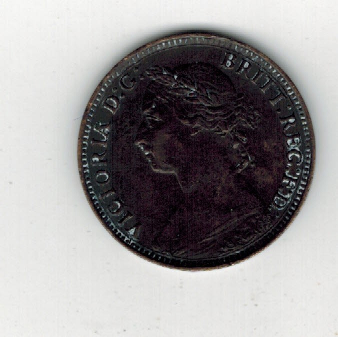 1891 British Farthing