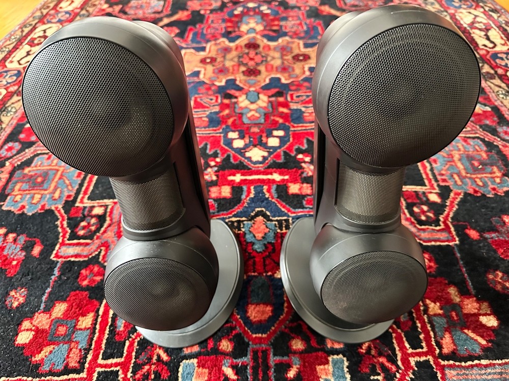 A pair of Gallo Reference Strada Side loudspeakers