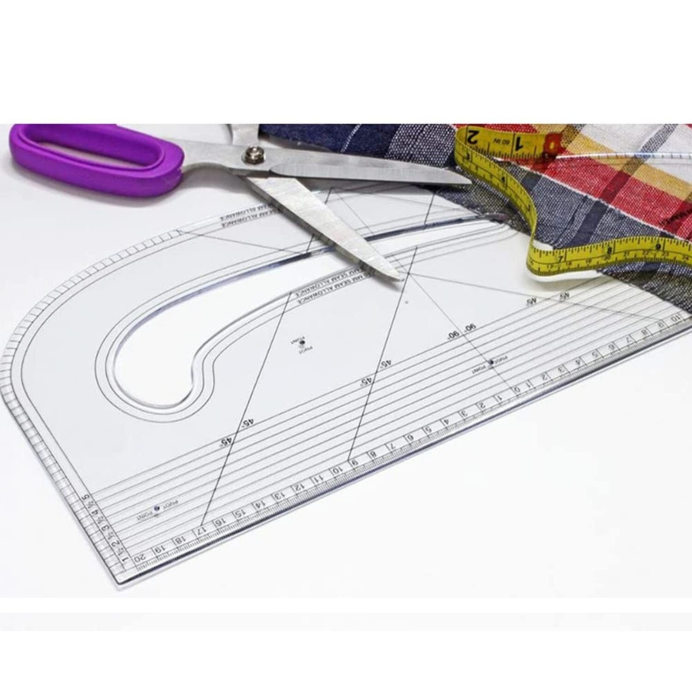Pattern Master Fashion Design Multi Purpose Tailoring Sewing Tool Scale - F/S