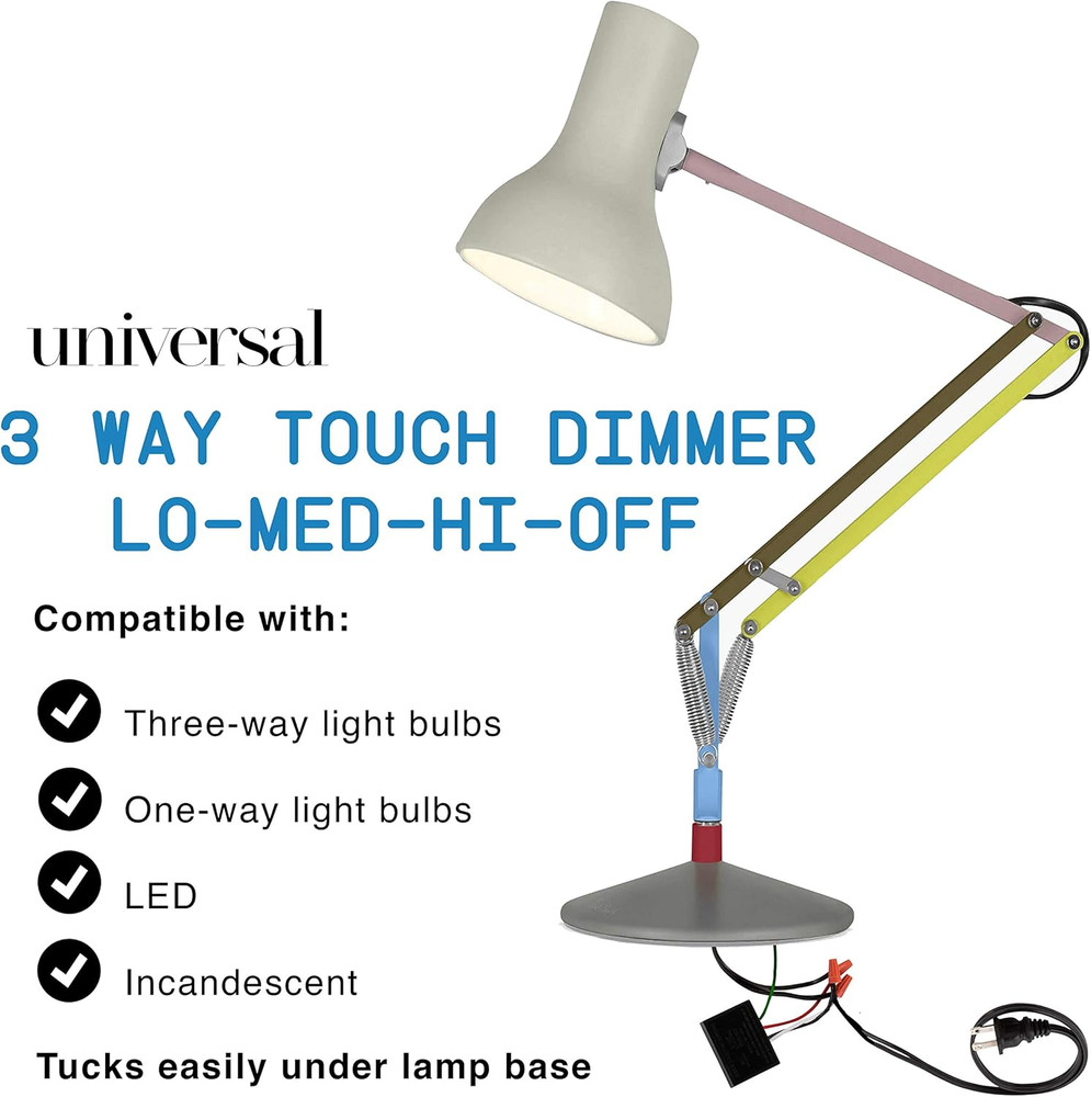 3 Way Touch Sensor Dimmer, Touch Lamp Repair Kit Control Module, Replacement Sen