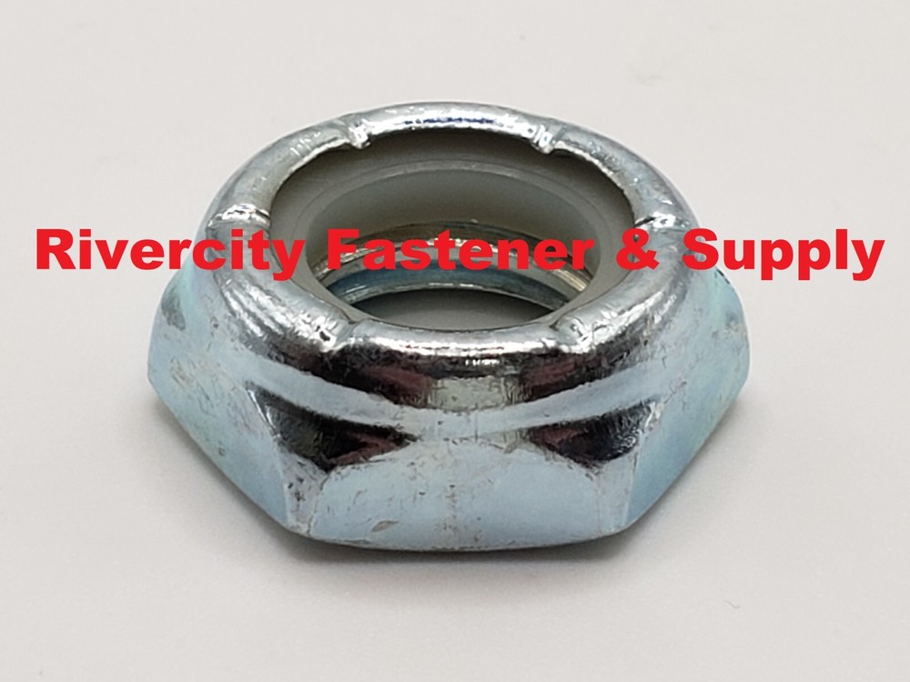 3/8-16 Nylon Insert Lock Nut Thin / Jam / Half thick NTE Series 3/8x16 Nuts