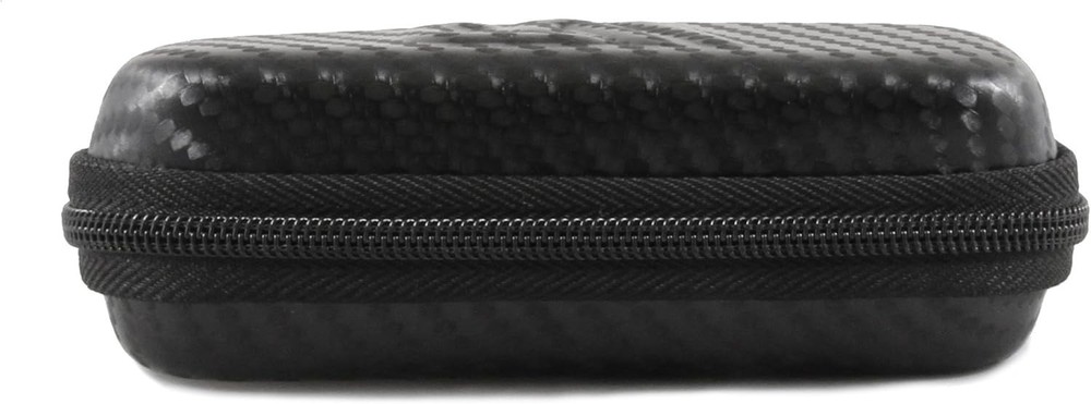 Sturdy Carbon Fiber Harmonica Case - Fits 4.5" Instruments, Zipper Closure