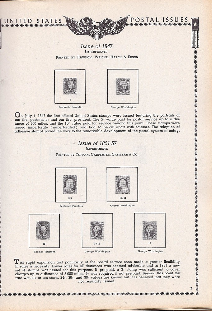 MINKUS ALL AMERICAN STAMP ALBUM - SEE DESCRIPTION - LOOK!