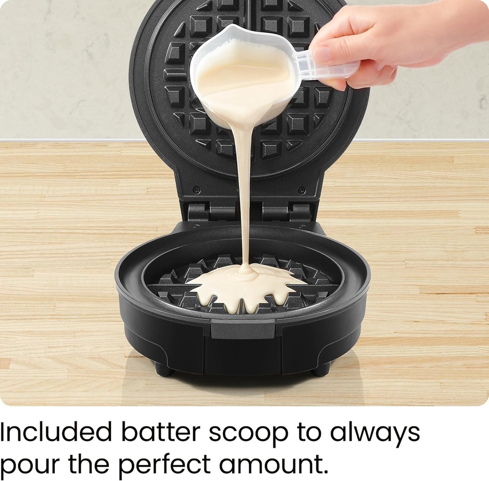 Chefman Anti-Overflow Belgian Waffle Maker w/Shade Selector, Temperature Control