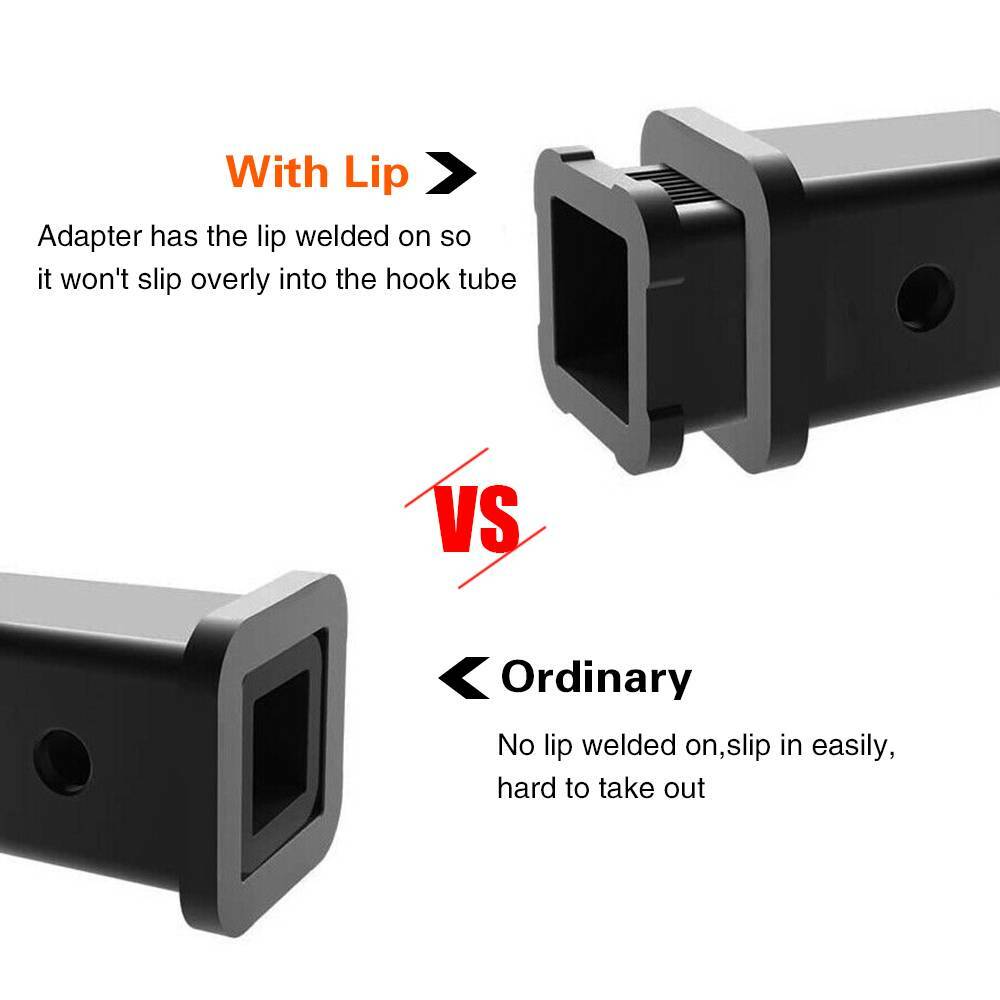 2-1/2" to 2" Trailer Hitch Reducer Adapter Truck Receiver Insert Sleeve Convert