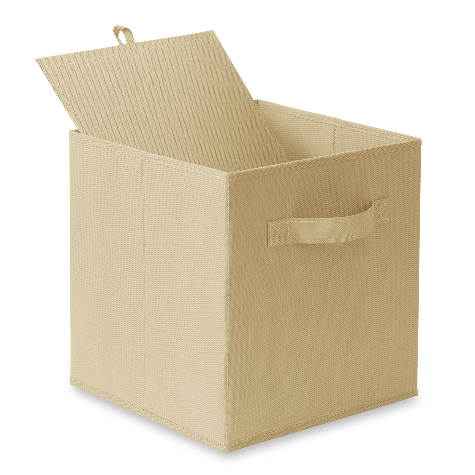 6 Collapsible Foldable Fabric Cubby Cube Storage Bins Baskets for Shelves