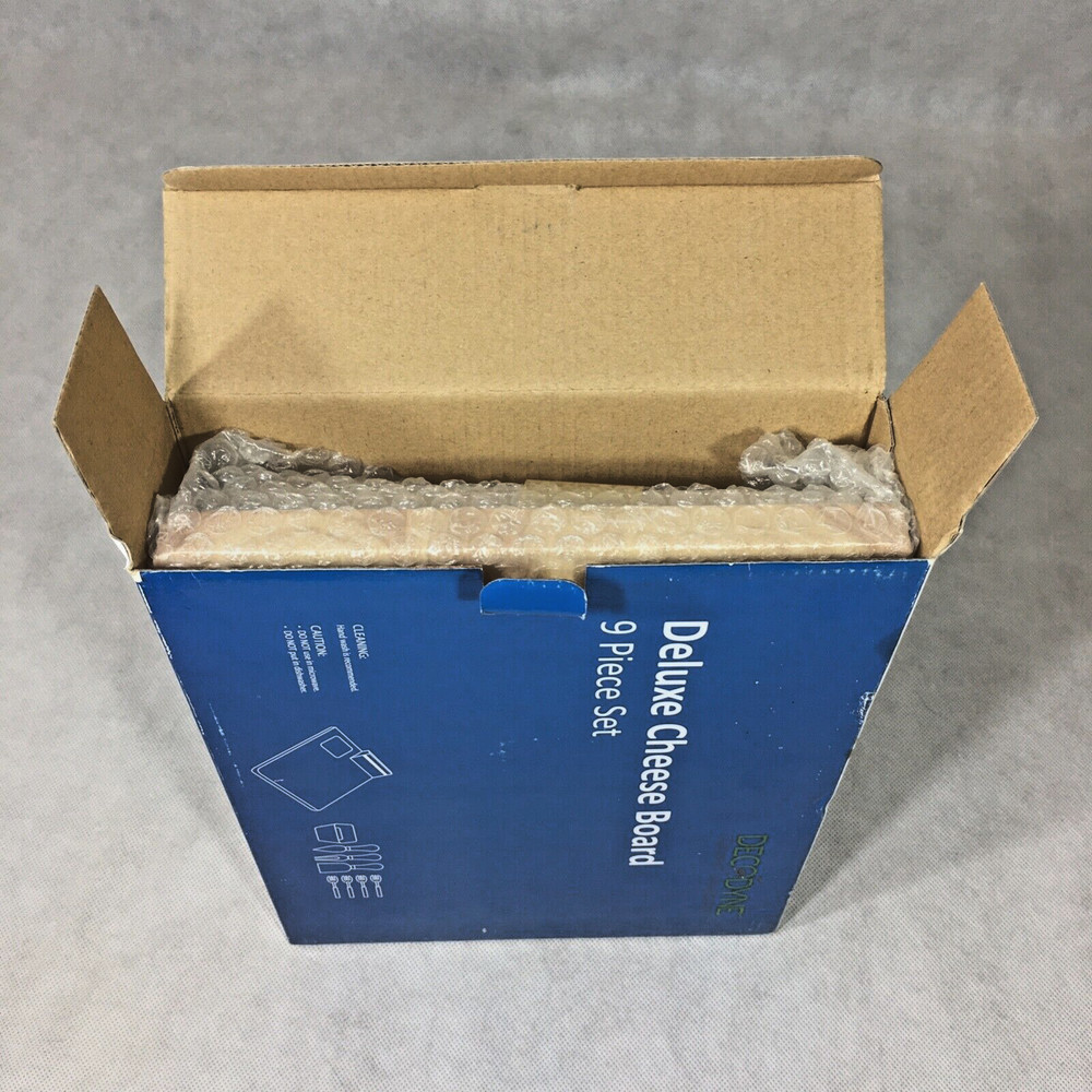 Decodyne Deluxe Cheese Board 9-Piece Set