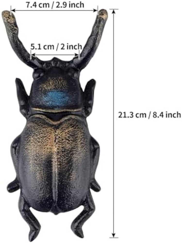 Cast Iron Boot Jack, Beetle Boot Puller, Shoe Remover for Work Boots