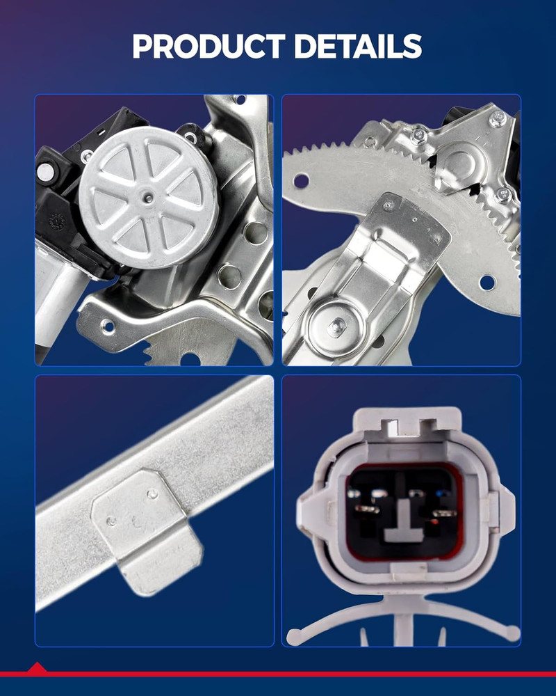 1995-2004 Tacoma Front Left Driver Side Power Window Regulator–Compatible