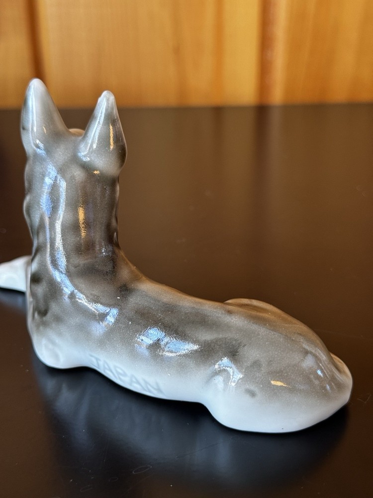 German Shepherd figurine vintage JAPAN