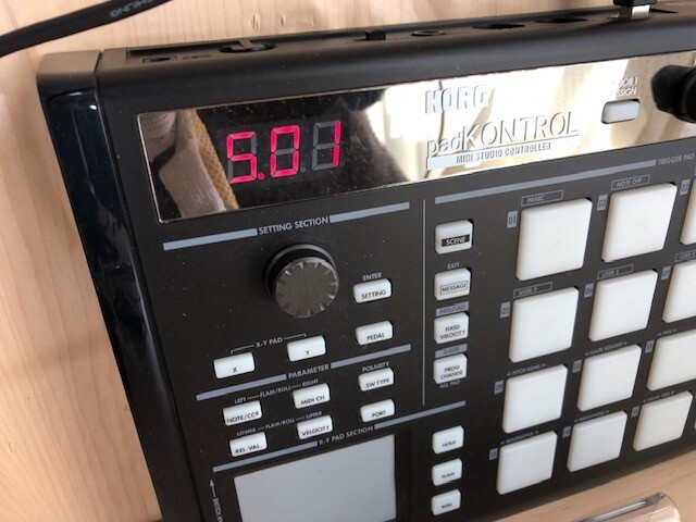KORG KPC-1 Black padKONTROL MIDI Studio Controller No Adapter fast ship