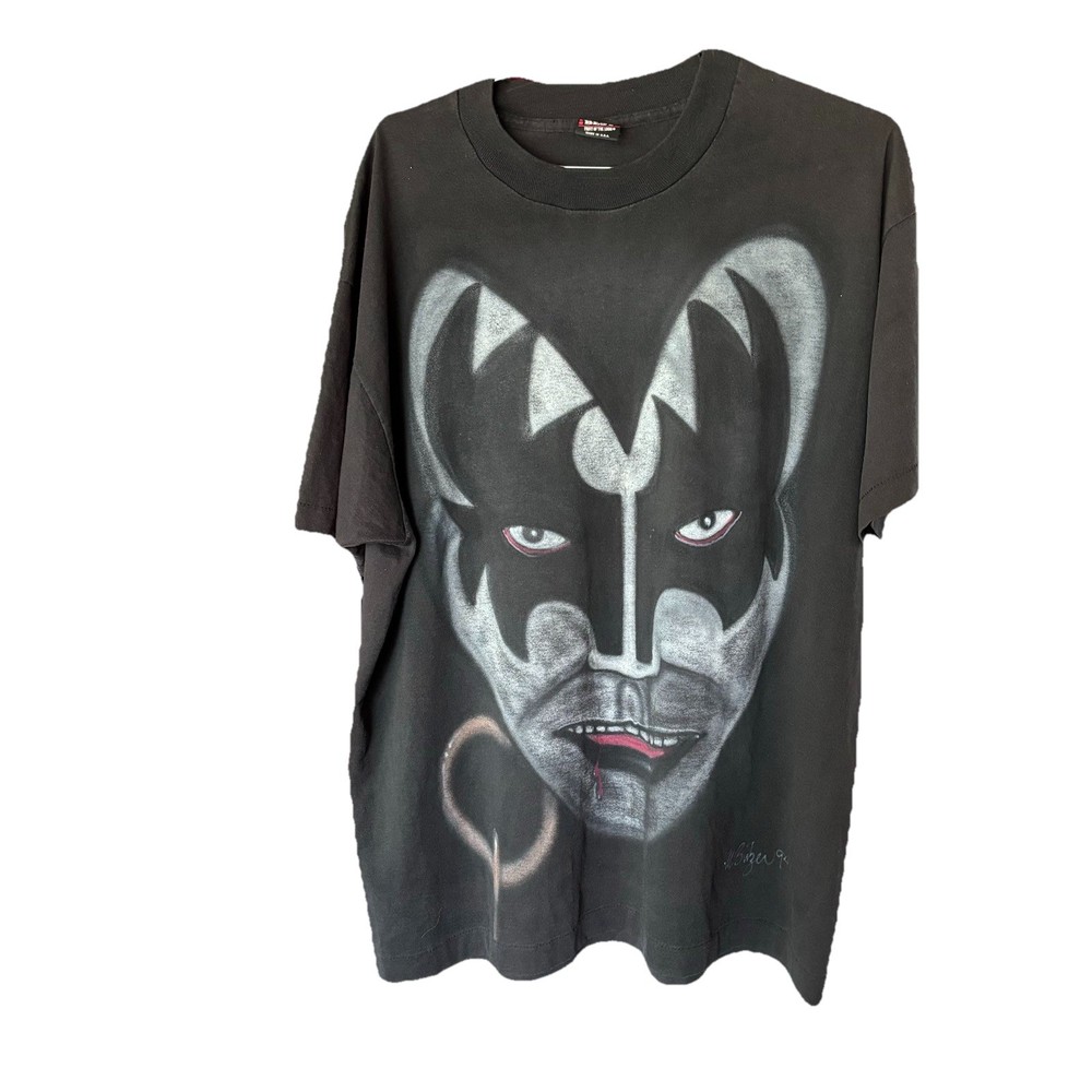 1994 Kiss XL Rare Signature Unknown Single Stitch