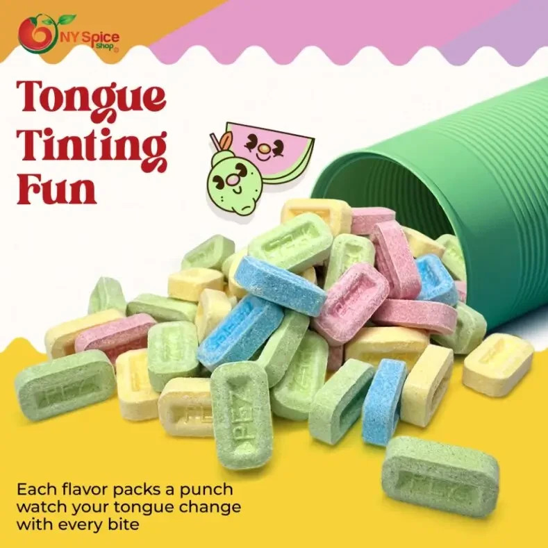PEZ Assorted Sour Candy | Mixed Flavors Chewy Sweets Snack Pack