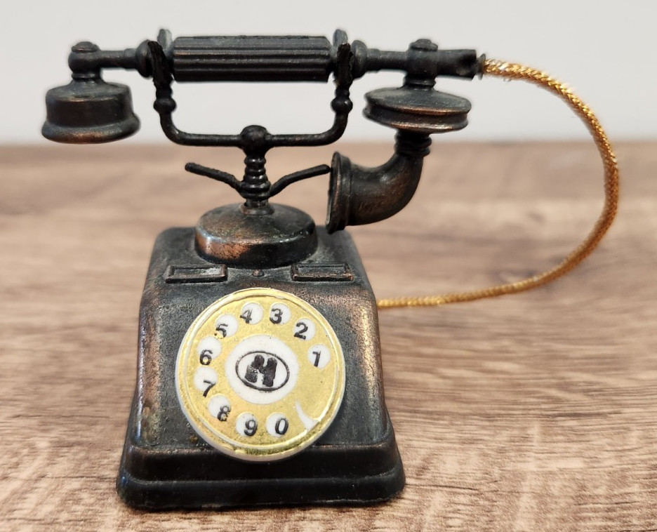 Die Cast Metal Vintage Phone Pencil Sharpener