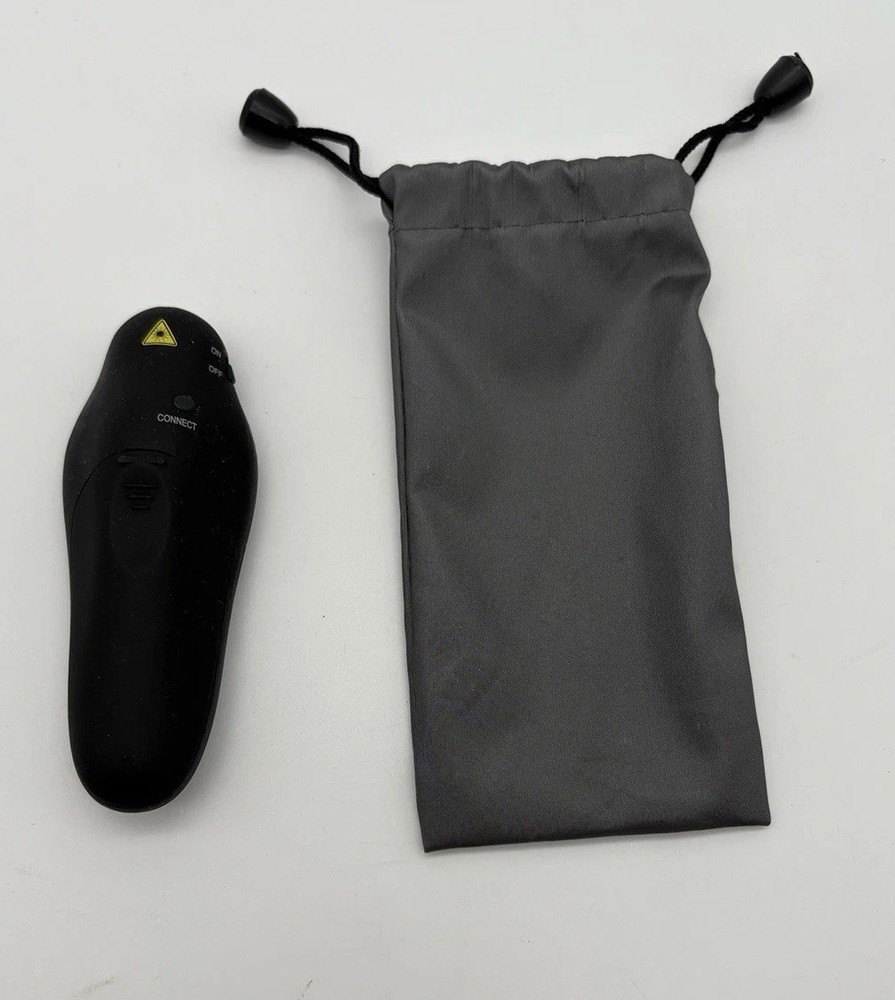 Beboncool Black Wireless Presenter 2.4GHz Ergonomic Button D100-US