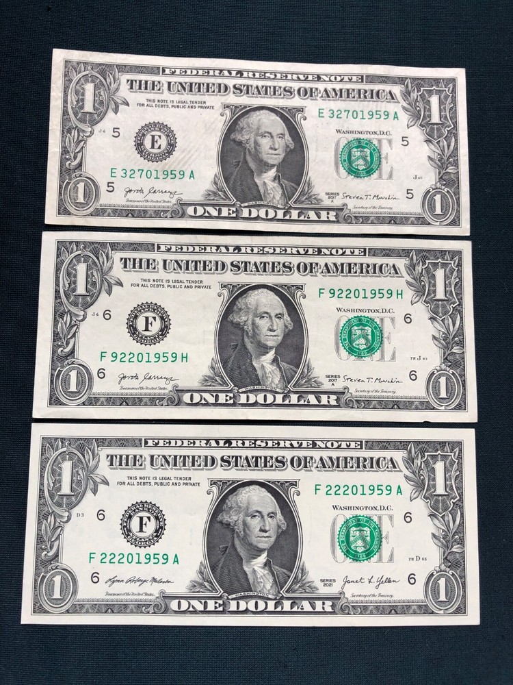 YOUR CHOICE (1) 1959  $1 (ONE DOLLAR) BIRTHDAY NOTE - SEE DESCRIPTION