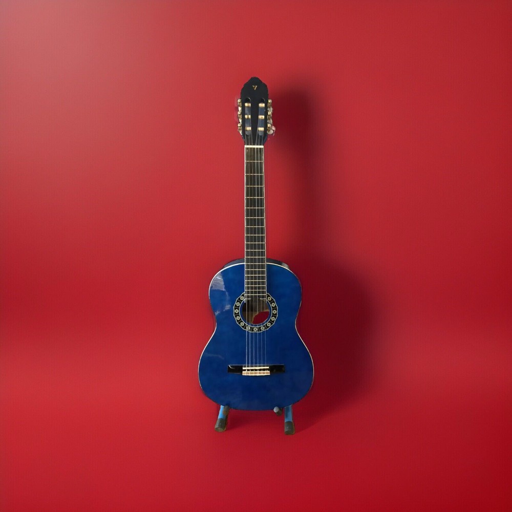 Beautiful  Valencia Classical Guitar - Blue