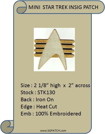 STAR TREK FUTURE IMPERFECT MINI PATCH - STK130