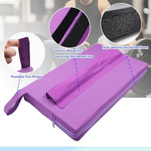 Square Hip-Thrust Pad Protective Extra Thick foam pad for Barbell