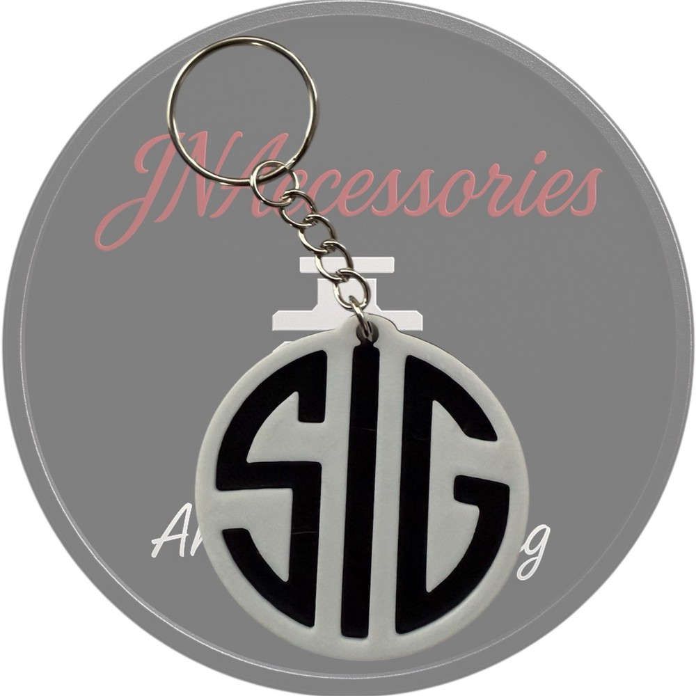 Sig Sauer Logo 2"KeyChain Firearm  2025 Keychain .