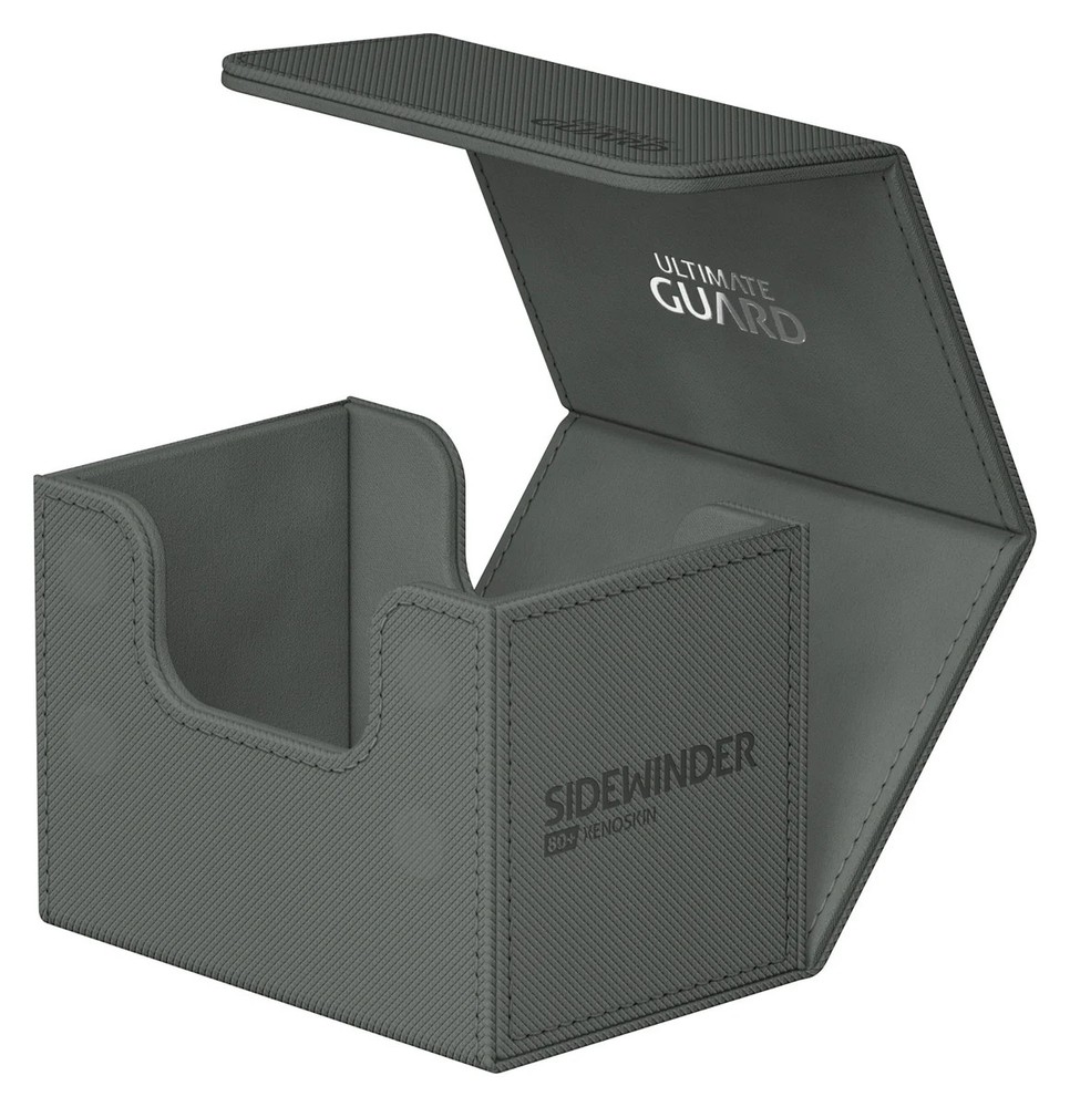 Ultimate Guard Sidewinder 80 Grey Xenoskin Deck Box