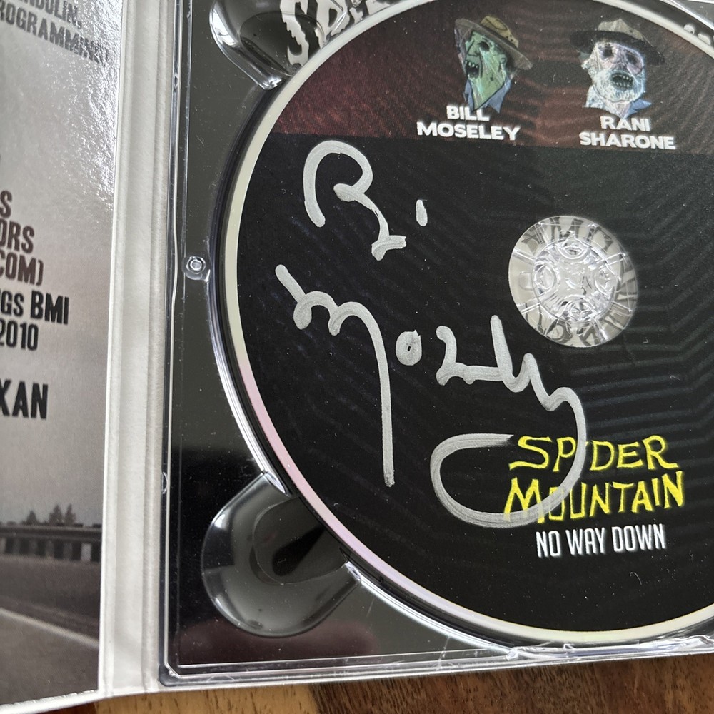 Bill Moseley Signed Spider Mountain Cd Rare Rani Sharone OOP Devil’s Rejects
