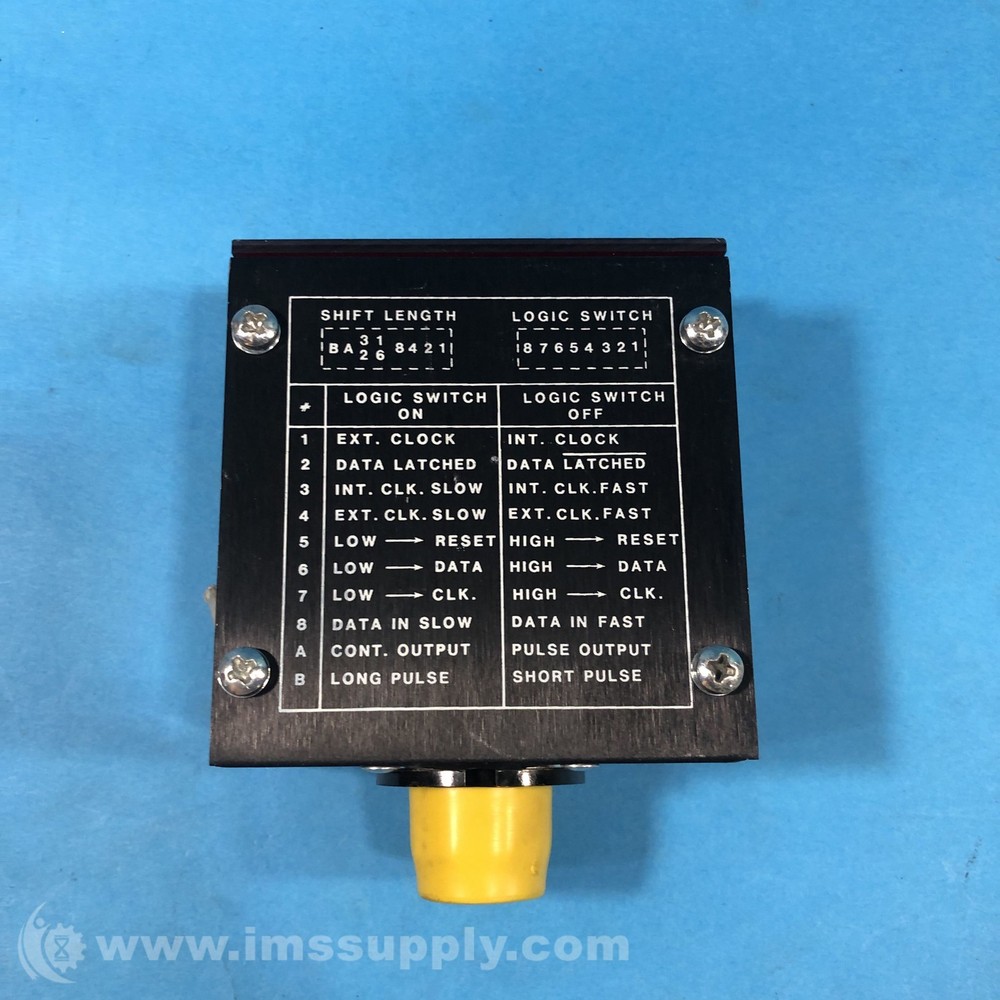 Banner LSR-64 Shift Register, 64-Bit, 8-Pin, 150mA Max FNFP
