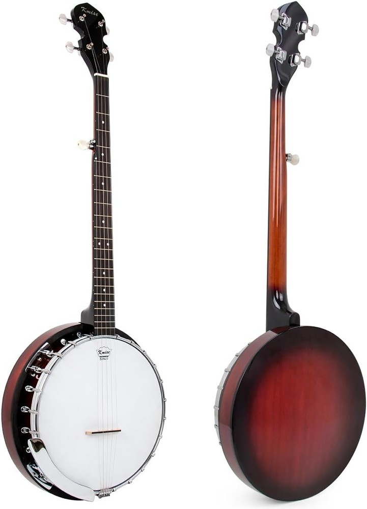 Professional 5 String Resonator Banjo with Sapele Back & Complete Starter Kit