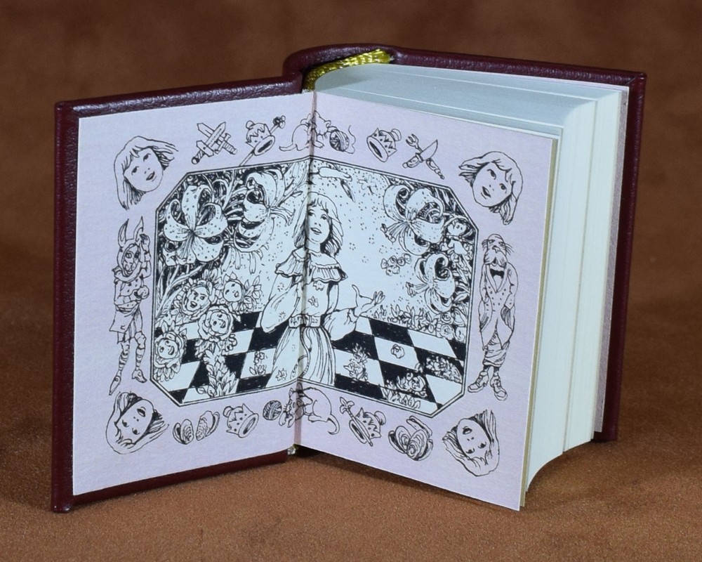 MINIATURE BOOK Lewis Carroll, Through the Looking-Glass