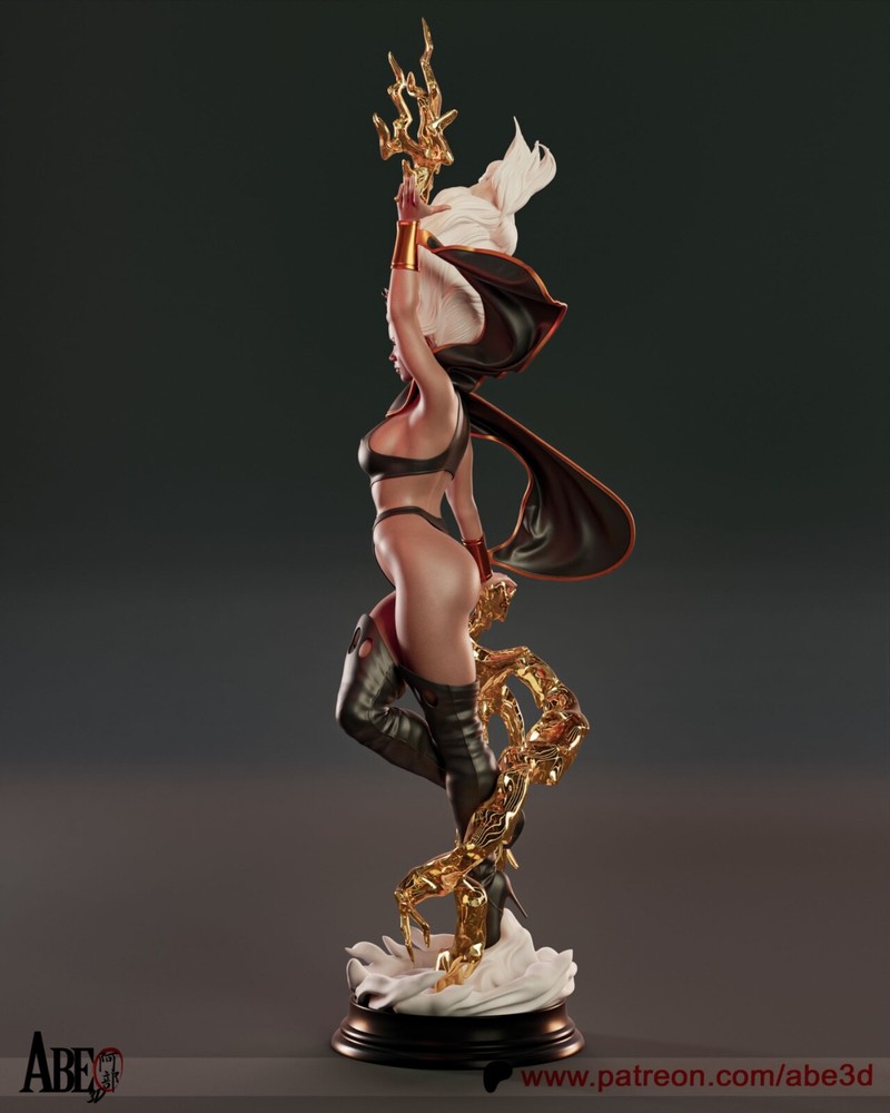 Storm Statue 3D Print Unpainted/Unassembled