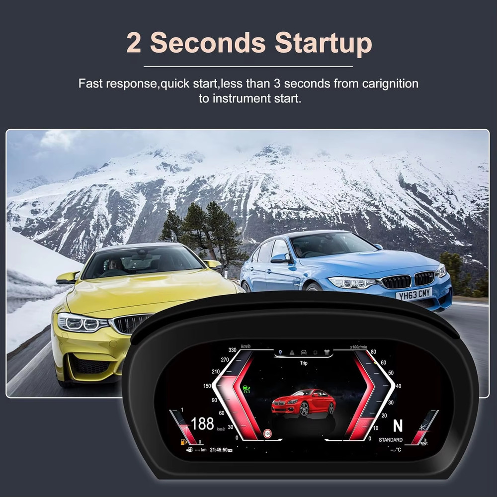 10"Cluster Digital Dashboard For BMW 3 Series E90 E91 E92 E93 2005-2012 / Z4 E89