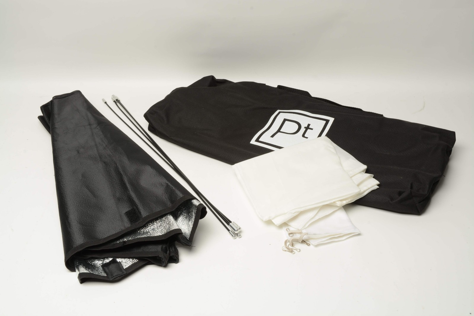 Platinum Pro Studio flash kit PT-DPSFK w/2X stands, softbox, reflector+