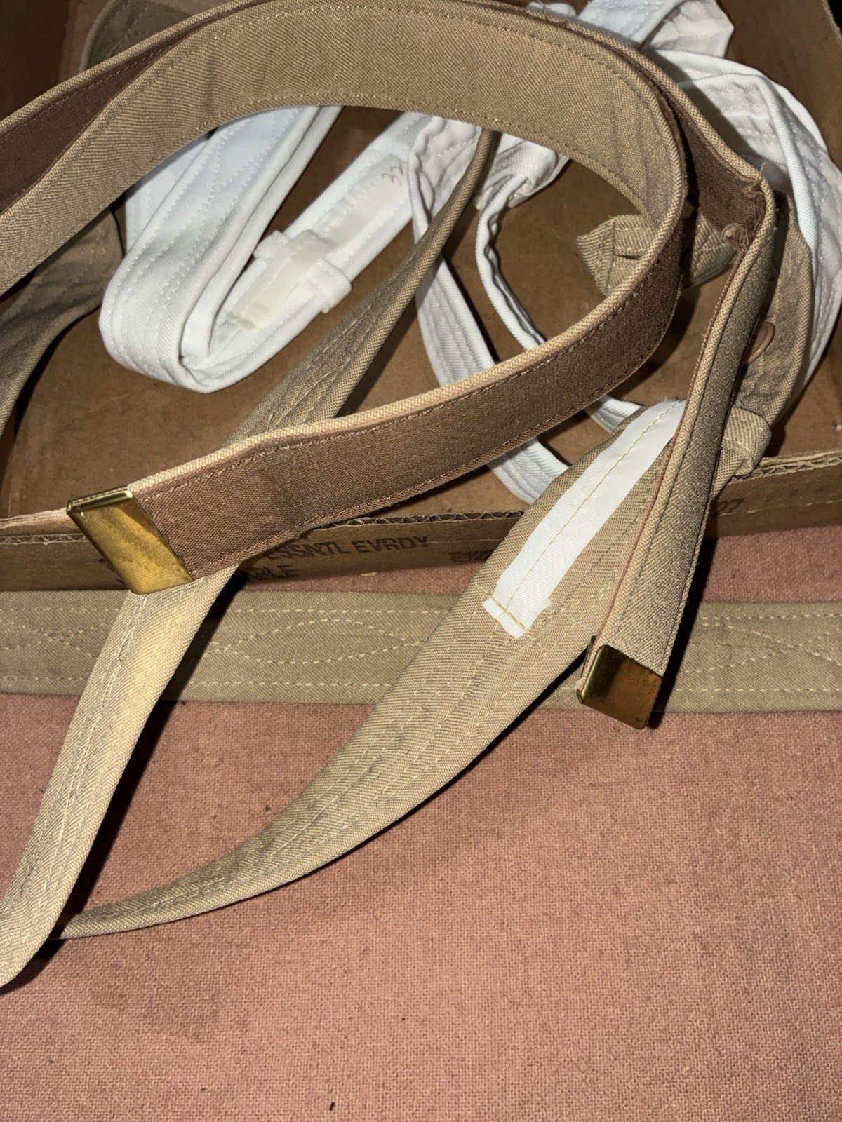 USN cap and mess dress accessories