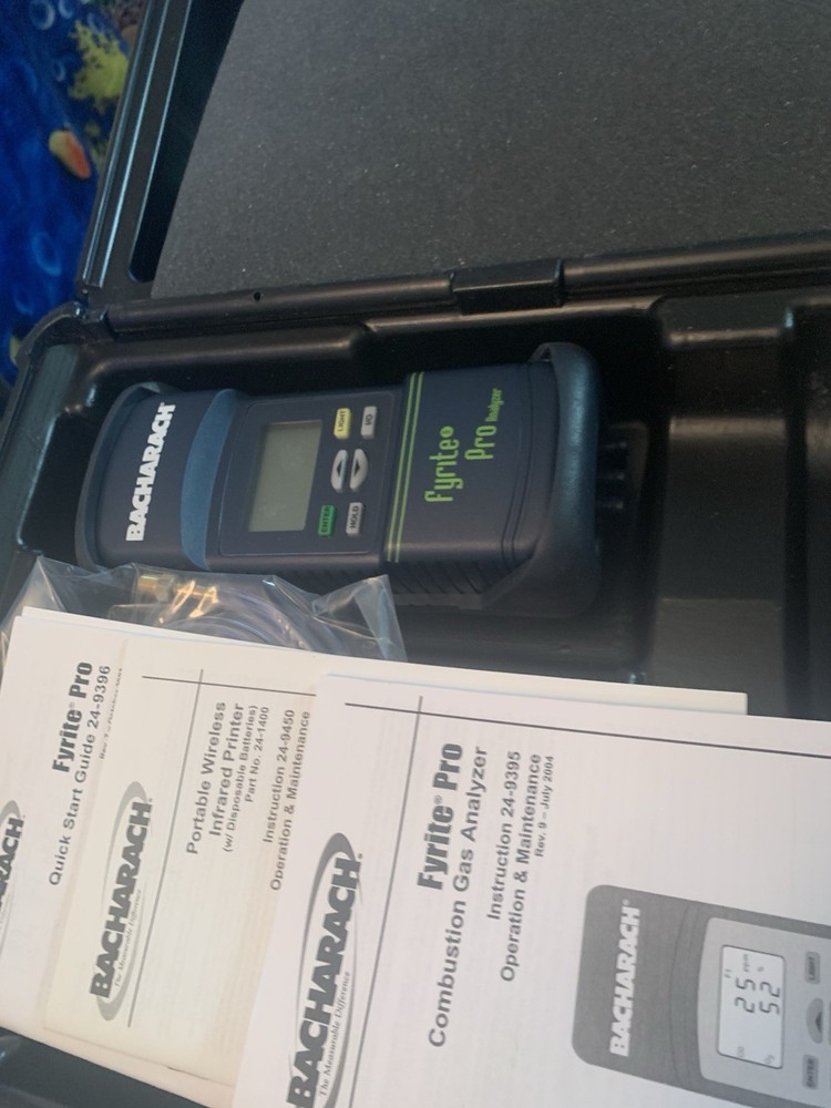 combustion gas analyzer With Printer