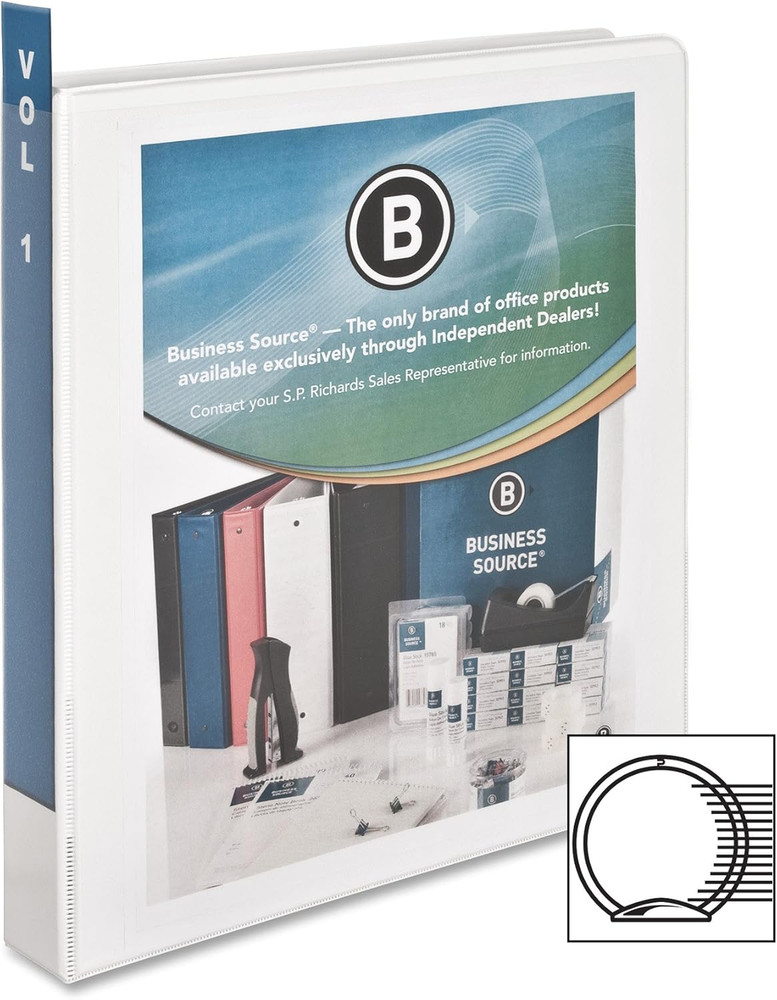 1" Round-Ring View Binder